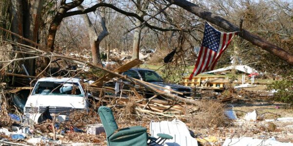 Hurricane Disaster debris